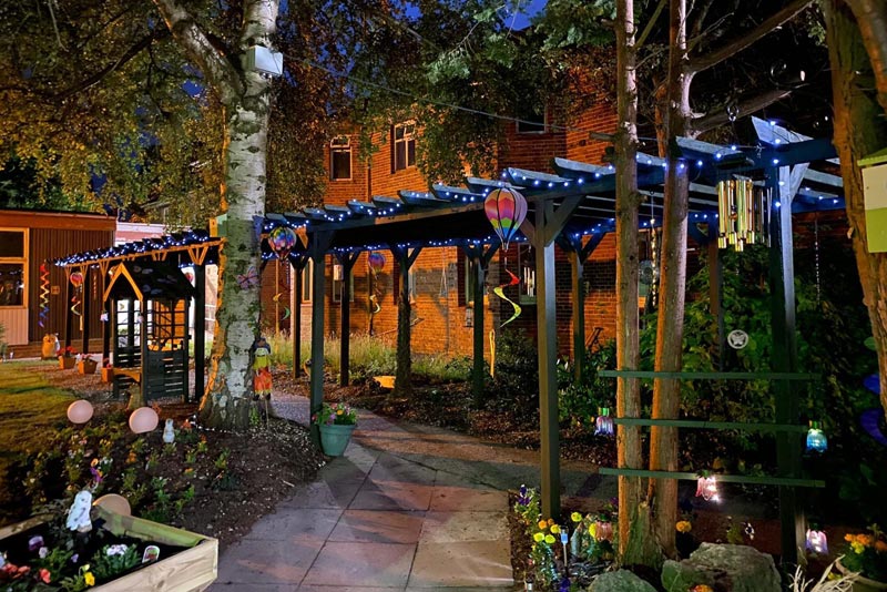 Hospital garden gets makeover