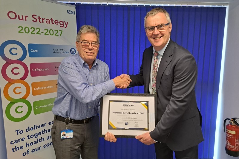 National accolade for Trusts’ chief