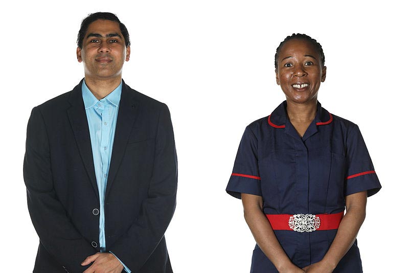Saibal Ganguly, Consultant, Anaesthesia and Intensive Care Medicine, and Samantha Sewell, Matron, Critical Care Outreach, Sepsis Team, Acute Pain Team and Advanced Critical Care Practitioners, who have led the work to express RWT’s interest in the first phase of the programme to introduce Martha’s Rule