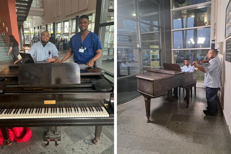 Piano players prove the best medicine