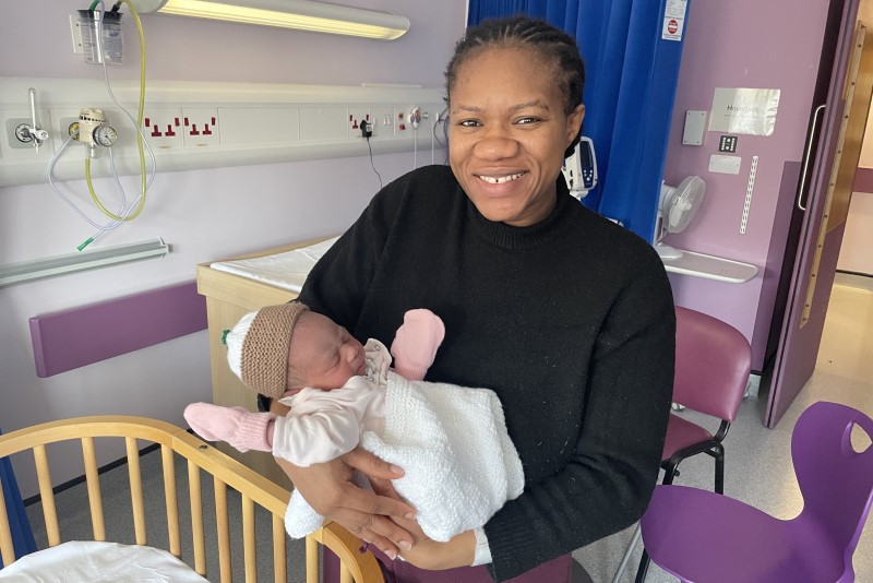 Baby Grace makes Christmas complete