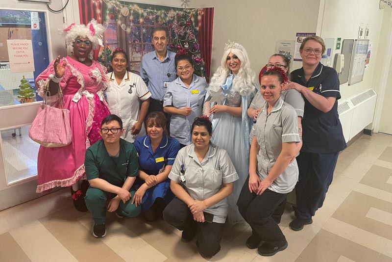 Panto comes to West Park Hospital