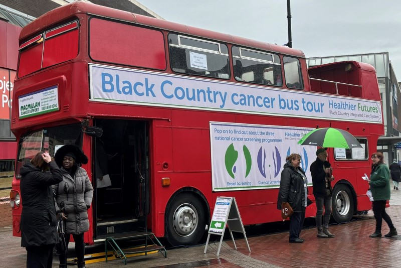 Cancer awareness bus to arrive in Wolverhampton