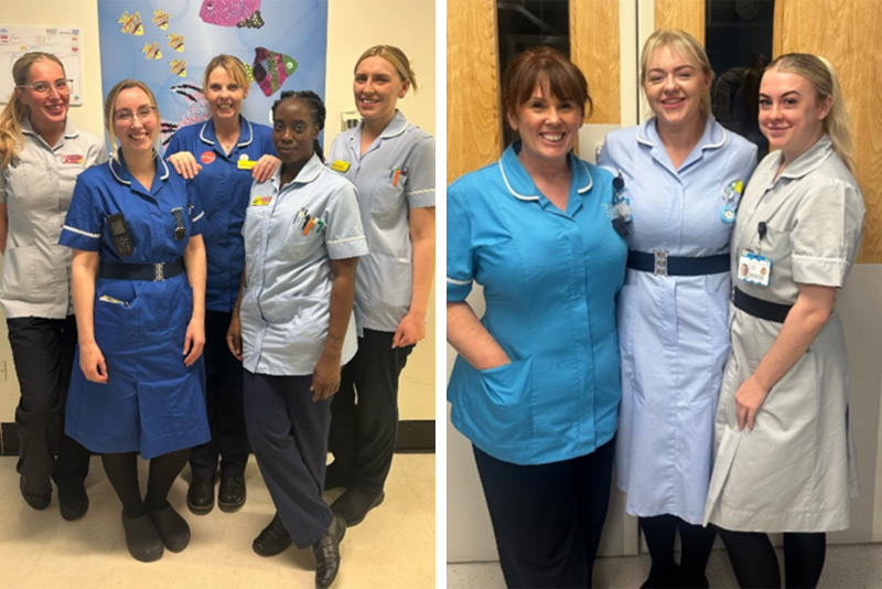 Children’s Ward staff take to the skies for charity